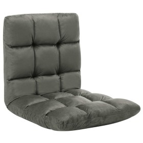 Dark gray microfiber folding floor lounger by vidaXL, Daybeds - Ref: Foro24-325255, Price: 75,99 €, Discount: %