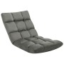 Dark gray microfiber folding floor lounger by vidaXL, Daybeds - Ref: Foro24-325255, Price: 77,54 €, Discount: %