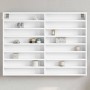 White engineered wood display case 100x8.5x75 cm by , Shelves and shelves - Ref: Foro24-847933, Price: 67,29 €, Discount: %