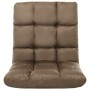 Taupe gray microfiber folding floor lounger by vidaXL, Daybeds - Ref: Foro24-325253, Price: 81,49 €, Discount: %