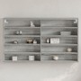 Vitrina de madera de ingeniería gris Sonoma 100x15x58 cm de , Estantes y estanterías - Ref: Foro24-847931, Precio: 55,45 €, D...