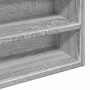 Vitrina de madera de ingeniería gris Sonoma 100x15x58 cm de , Estantes y estanterías - Ref: Foro24-847931, Precio: 55,99 €, D...