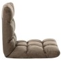 Taupe gray microfiber folding floor lounger by vidaXL, Daybeds - Ref: Foro24-325253, Price: 81,49 €, Discount: %