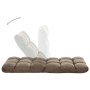 Taupe gray microfiber folding floor lounger by vidaXL, Daybeds - Ref: Foro24-325253, Price: 81,49 €, Discount: %