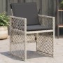 Garden armchairs with cushions 4 pcs light gray synthetic rattan by , Garden chairs - Ref: Foro24-364954, Price: 209,96 €, Di...