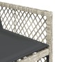 Garden armchairs with cushions 4 pcs light gray synthetic rattan by , Garden chairs - Ref: Foro24-364954, Price: 209,96 €, Di...