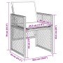 Garden armchairs with cushions 4 pcs light gray synthetic rattan by , Garden chairs - Ref: Foro24-364954, Price: 209,96 €, Di...