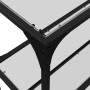 Console table with transparent glass surface and steel frame 158.5x30x81cm by , console tables - Ref: Foro24-846032, Price: 1...