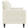 Sillón de terciopelo color crema 60 cm de , Sofás - Ref: Foro24-4007612, Precio: 154,99 €, Descuento: %