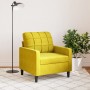 Yellow velvet armchair 60 cm by , Sofas - Ref: Foro24-4007610, Price: 133,00 €, Discount: %