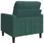 Dark green velvet armchair 60 cm by , Sofas - Ref: Foro24-4007606, Price: 153,39 €, Discount: %