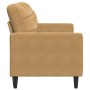 2-seater brown velvet sofa 140 cm by , Sofas - Ref: Foro24-4007631, Price: 193,99 €, Discount: %