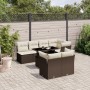 Set aus 8-teiligen Gartensofas und Kissen aus braunem Kunststoff-Rattan. von , Gartensets - Ref: Foro24-3266413, Preis: 612,5...