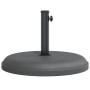 Round umbrella base for poles with Ø32/35/38 mm, 25 kg. by , Umbrella bases - Ref: Foro24-368671, Price: 79,99 €, Discount: %