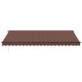 Manual retractable brown awning 500x300 cm by , Awnings - Ref: Foro24-3310216, Price: 387,37 €, Discount: %