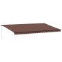 Manual retractable brown awning 600x300 cm by , Awnings - Ref: Foro24-3310221, Price: 522,99 €, Discount: %