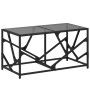 Black glass surface steel coffee table 78.5x40x41cm by , Coffee table - Ref: Foro24-845995, Price: 52,09 €, Discount: %