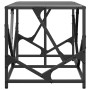 Black glass surface steel coffee table 78.5x40x41cm by , Coffee table - Ref: Foro24-845995, Price: 52,09 €, Discount: %