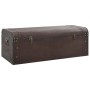 Chest with brown plywood latches 110x50x39.5 cm by , Storage trunks - Ref: Foro24-4010550, Price: 160,42 €, Discount: %