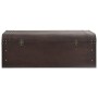 Chest with brown plywood latches 110x50x39.5 cm by , Storage trunks - Ref: Foro24-4010550, Price: 160,42 €, Discount: %