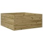 Pine wood planter box, treated, 110x110x46 cm by , Pots and planters - Ref: Foro24-3282438, Price: 214,94 €, Discount: %