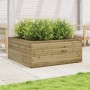 Pine wood planter box, treated, 110x110x46 cm by , Pots and planters - Ref: Foro24-3282438, Price: 214,94 €, Discount: %