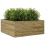 Pine wood planter box, treated, 110x110x46 cm by , Pots and planters - Ref: Foro24-3282438, Price: 214,94 €, Discount: %