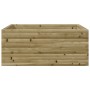 Pine wood planter box, treated, 110x110x46 cm by , Pots and planters - Ref: Foro24-3282438, Price: 214,94 €, Discount: %