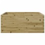 Pine wood planter box, treated, 110x110x46 cm by , Pots and planters - Ref: Foro24-3282438, Price: 214,94 €, Discount: %