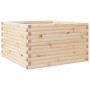 Solid pine wood planter 80x80x46 cm by , Pots and planters - Ref: Foro24-3282419, Price: 148,95 €, Discount: %