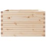 Jardinera de madera maciza de pino 80x80x46 cm de , Maceteros y jardineras - Ref: Foro24-3282419, Precio: 148,95 €, Descuento: %