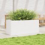 Solid white pine wood planter 110x40x46 cm by , Pots and planters - Ref: Foro24-3282450, Price: 169,99 €, Discount: %