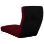 Tumbona de suelo plegable de cuero sintético rojo vino tinto de vidaXL, Divanes - Ref: Foro24-325249, Precio: 150,52 €, Descu...