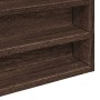 Engineered wood display case in brown oak, 100x8.5x58 cm by , Shelves and shelves - Ref: Foro24-847946, Price: 55,28 €, Disco...