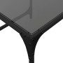 Stackable coffee tables with glass top, 2 pieces, black steel. by , Coffee table - Ref: Foro24-845983, Price: 60,34 €, Discou...