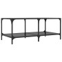 Mesa de centro superficie de vidrio acero negra 98,5x50x40 cm de , Mesas de centro - Ref: Foro24-845981, Precio: 81,78 €, Des...