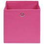 Aufbewahrungsboxen 4 Stück Vliesstoff rosa 28x28x28 cm von vidaXL, Aufbewahrungskörbe - Ref: Foro24-325203, Preis: 21,85 €, R...