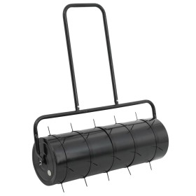 Lawn roller with aerator clamps made of iron and steel, 63 L by , Lawn rollers - Ref: Foro24-3308006, Price: 160,64 €, Discou...