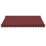 Toldo retráctil manual burdeos 400x300 cm de , Toldos - Ref: Foro24-3310186, Precio: 359,52 €, Descuento: %