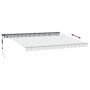 Toldo retráctil automático antracita y blanco 450x300 cm de , Toldos - Ref: Foro24-3310235, Precio: 427,02 €, Descuento: %