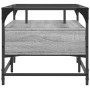 Mesa de centro tapa de vidrio acero gris Sonoma 98,5x50x45 cm de , Mesas de centro - Ref: Foro24-846047, Precio: 113,99 €, De...