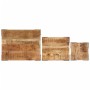 Mesas apilables 3 piezas madera maciza de mango rugosa de , Mesas auxiliares - Ref: Foro24-358502, Precio: 100,95 €, Descuent...