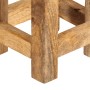 Stackable tables, set of 3, made of solid rough mango wood. by , Side tables - Ref: Foro24-358502, Price: 100,95 €, Discount: %