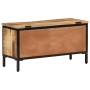 Caja de almacenaje madera maciza de mango rugosa 82x30x43 cm de , Baúles de almacenamiento - Ref: Foro24-358509, Precio: 152,...