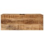 Caja de almacenaje madera maciza de mango rugosa 82x30x43 cm de , Baúles de almacenamiento - Ref: Foro24-358509, Precio: 152,...