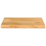 Solid mango wood natural edge table top 60x40x2.5 cm by , Table tops - Ref: Foro24-370440, Price: 32,51 €, Discount: %