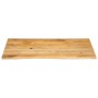 Solid mango wood natural edge table top 120x60x2.5 cm by , Table tops - Ref: Foro24-370456, Price: 99,57 €, Discount: %