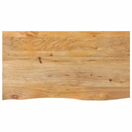 Tablero de mesa borde natural madera maciza mango 100x60x2,5 cm by , Table tops - Ref: Foro24-370454, Price: 104,51 €, Discou...