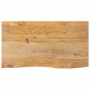 Tablero de mesa borde natural madera maciza mango 100x60x2,5 cm de , Tableros para mesas - Ref: Foro24-370454, Precio: 69,73 ...