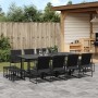 13-piece black textilene garden dining set by , Garden sets - Ref: Foro24-3295130, Price: 520,20 €, Discount: %